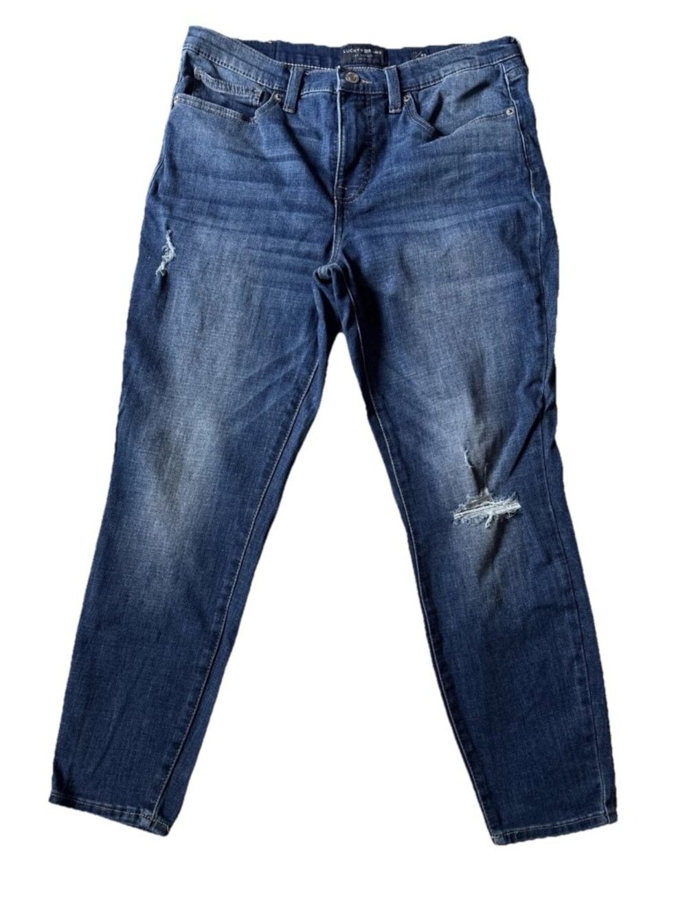 Lucky Brand Ladies Jeans Size 10/39 Ankle distressed